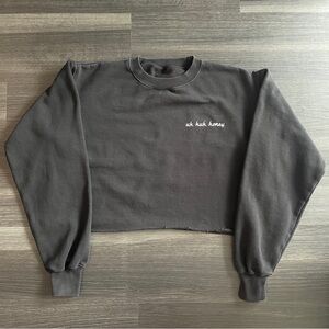 Brandy Melville Cropped Sweatshirt